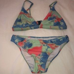 Cute colorful bikini set